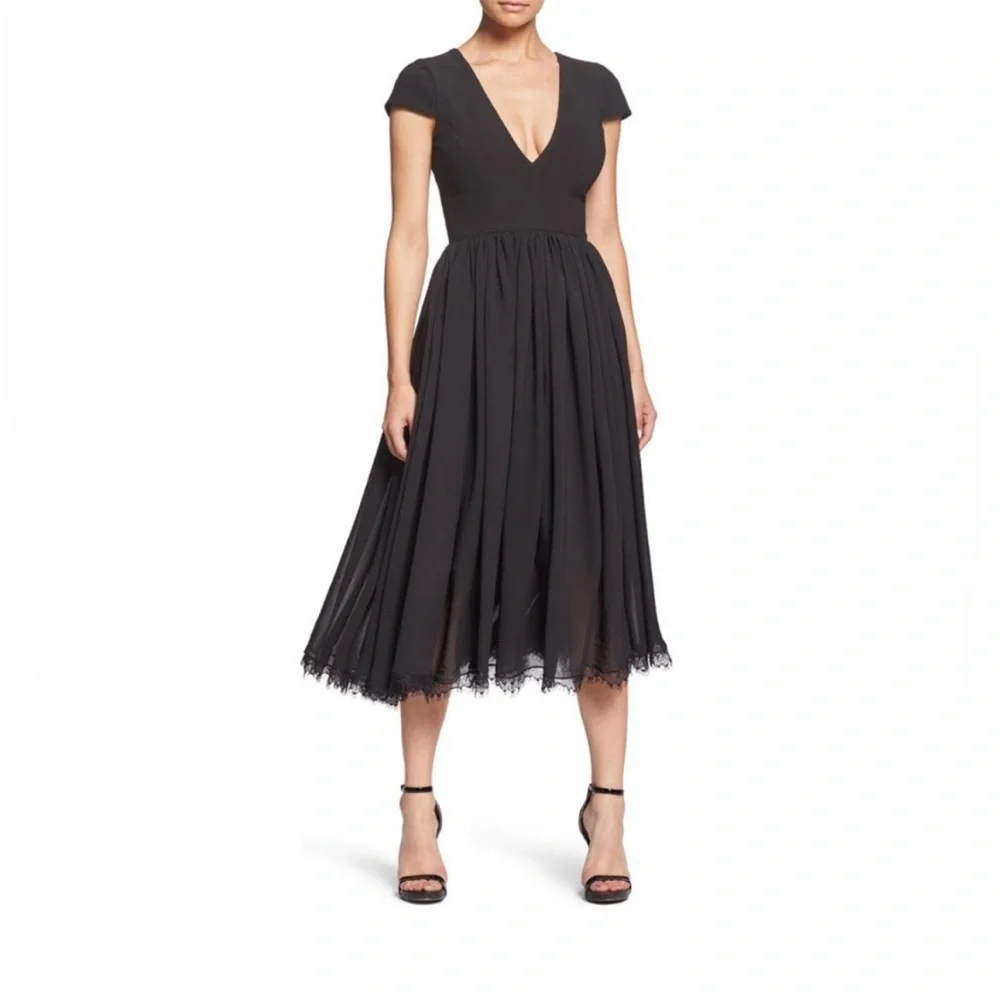 Dress The Population Corey Fit & Flare Dress size small - Picture 2 of 12